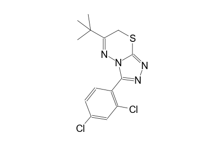 6-tert-butyl-3-(2,4-dichlorophenyl)-7H-[1,2,4]triazolo[3,4-b][1,3,4]thiadiazine
