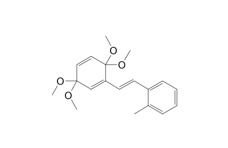 3,3,6,6-tetramethoxy-1-[(E)-2-(2-methylphenyl)ethenyl]cyclohexa-1,4-diene