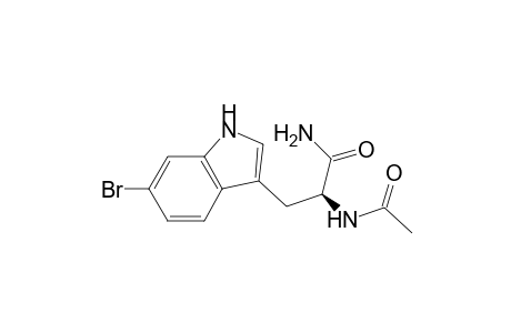 1H-Indole-3-propanamide, .alpha.-(acetylamino)-6-bromo-, (S)-