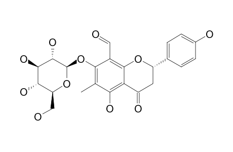 (2S)-8-FORMYL-6-METHYL-NARINGENIN-7-O-BETA-D-GLUCOPYRANOSIDE