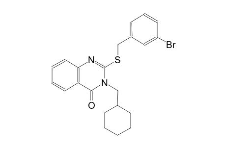 2-[(3-bromobenzyl)sulfanyl]-3-(cyclohexylmethyl)-4(3H)-quinazolinone