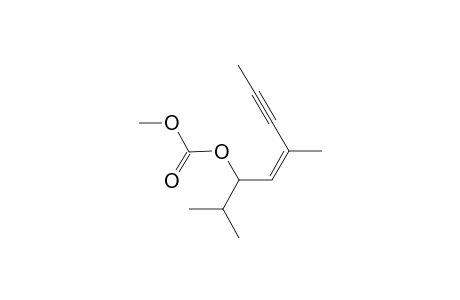(Z)-2,5-dimethyloct-4-en-6-yn-3-yl methyl carbonate