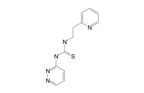 3-pyridazin-3-yl-1-(2-pyridin-2-ylethyl)thiourea