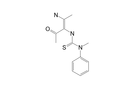 N-(1-ACETYL-2-AMINOPROP-1-ENYL)-N'-METHYL-N'-PHENYLTHIOUREA