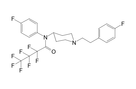 2,2,3,3,4,4,4-Heptafluoro-N-(4-fluorophenyl)-N-(1-[2-(4-fluorophenyl)ethyl]piperidin-4-yl)butanamide