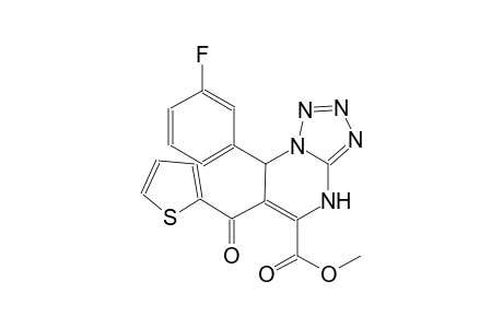 tetrazolo[1,5-a]pyrimidine-5-carboxylic acid, 7-(3-fluorophenyl)-4,7-dihydro-6-(2-thienylcarbonyl)-, methyl ester