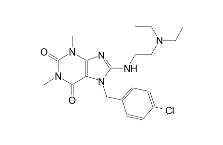 7-(4-chlorobenzyl)-8-{[2-(diethylamino)ethyl]amino}-1,3-dimethyl-3,7-dihydro-1H-purine-2,6-dione