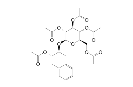 (2S,3S)-1-PHENYL-2,3-BUTANEDIOL-3-O-BETA-D-GLUCOPYRANOSIDE-PERACETATE