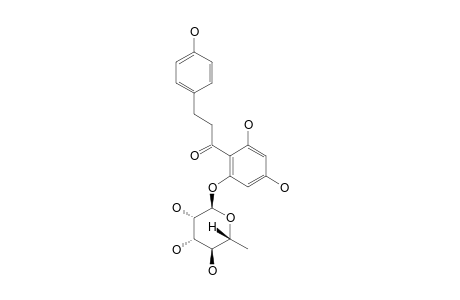 GLYCYPHYLLIN;2',4,4',6'-TETRAHYDROXYDIHYDROCHALCONE-2'-O-ALPHA-L-RHAMNOPYRANOSIDE