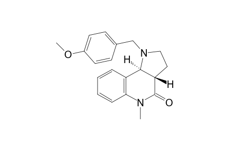 trans-(3aS*,9bS*)-1-(4-Methoxybenzyl)-5-methyl-2,3,3a,4,5,9b-hexahydro-1H-pyrrolo[3,2-c]quinolin-4-one