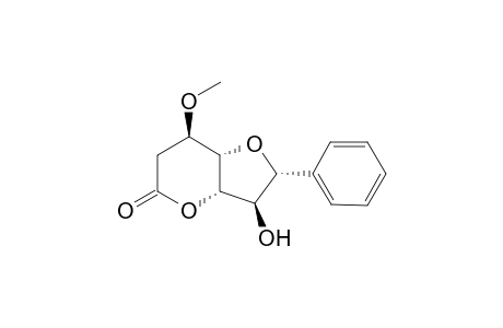 3-Hydroxy-7-methoxy-2-phenylperhydrofurano[3,2-b]pyran-5-one