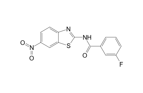 3-Fluoro-N-(6-nitro-1,3-benzothiazol-2-yl)benzamide