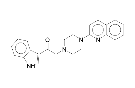1-(1H-indol-3-yl)-2-(4-quinolin-2-ylpiperazin-1-yl)ethanone