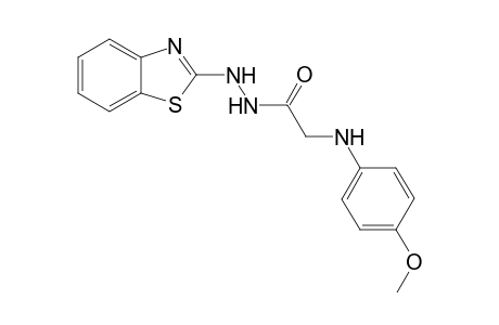 N'-(Benzo[d]thiazol-2-yl)-2-((4-methoxyphenyl)amino)acetohydrazide