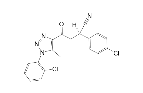 (R)-2-(4-chlorophenyl)-4-(1-(2-chlorophenyl)-5-methyl-1H-1,2,3-triazol-4-yl)-4-oxobutanenitrile