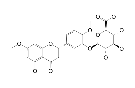7-O-METHYLHESPERETIN-3'-O-BETA-D-GLUCURONOPYRANOSIDE;PERRICOGENIN-3'-O-BETA-D-GLUCURONOPYRANOSIDE
