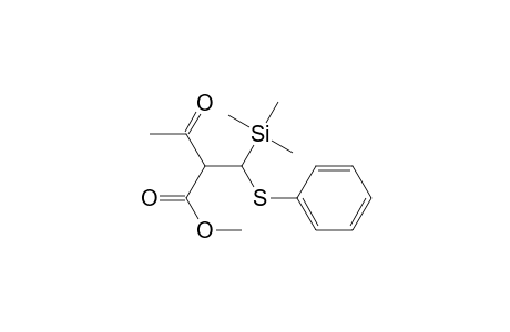 Methyl 3-oxo-2-[(phenylthio)trimethylsilylmethyl]butyrate