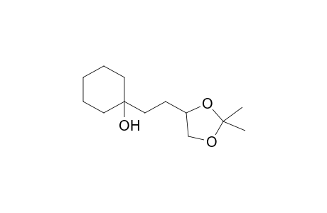 2,2-Dimethyl-4-[2-(1-hydroxycyclohexyl)ethyl]-1,3-dioxolane
