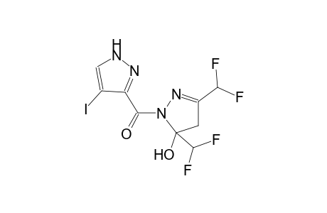3,5-bis(difluoromethyl)-1-[(4-iodo-1H-pyrazol-3-yl)carbonyl]-4,5-dihydro-1H-pyrazol-5-ol