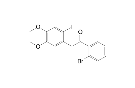 1-(2-bromophenyl)-2-(2-iodanyl-4,5-dimethoxy-phenyl)ethanone