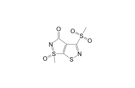 6-keto-3-mesyl-6-methyl-isothiazol[4,5-d]isothiazol-4-one