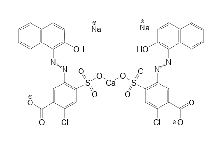 Benzoic acid, 2-chloro-5-[(2-hydroxy-1-naphthalenyl)azo]-4-sulfo-, calcium salt, disodium salt