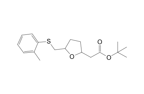 tert-Butyl [5-(o-Tolylthiomethyl)tetrahydrofuran-2-yl]acetate