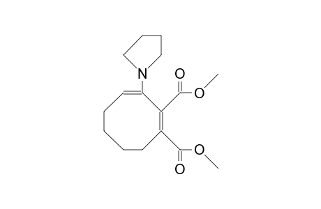 Dimethyl 3-(1-pyrrolidinyl)-1,3-cyclooctadiene-1,2-dicarboxylate