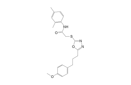 acetamide, N-(2,4-dimethylphenyl)-2-[[5-[3-(4-methoxyphenyl)propyl]-1,3,4-oxadiazol-2-yl]thio]-