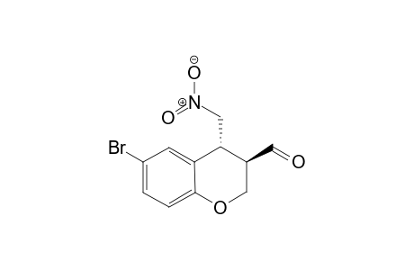(3R,4R)-6-Bromo-4-(nitromethyl)chroman-3-carbaldehyde