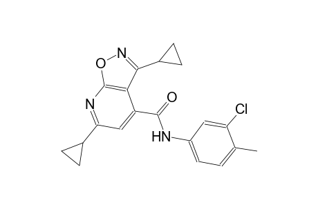 isoxazolo[5,4-b]pyridine-4-carboxamide, N-(3-chloro-4-methylphenyl)-3,6-dicyclopropyl-