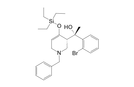 (1-Benzyl-4-(triethylsilyloxy)-1,2,3,6-tetrahydropyridin-3-yl)-1-(2-bromophenyl)ethanol