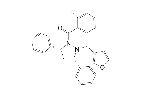 cis-3,5-Diphenyl-1-(2'-iodobenzoyl)-2-(3'-furyl)methylpyrazolidine