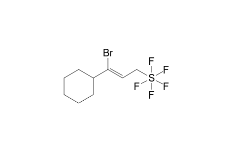 [(1E)-1-Bromo-3-(pentafluoro-.lambda.6-sulfanyl)prop-1-enyl]cyclohexane