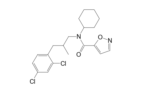 5-Isoxazolecarboxamide, N-cyclohexyl-N-[3-(2,4-dichlorophenyl)-2-methylpropyl]-
