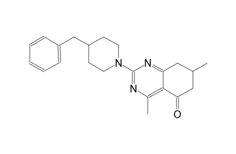 5(6H)-quinazolinone, 7,8-dihydro-4,7-dimethyl-2-[4-(phenylmethyl)-1-piperidinyl]-