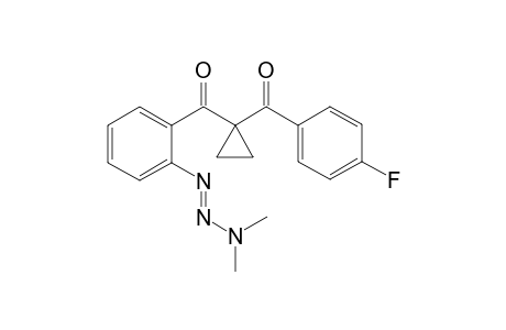 (E)-(1-(2-(3,3-dimethyltriaz-1-en-1-yl)benzoyl)cyclopropyl)(4-fluorophenyl)methanone