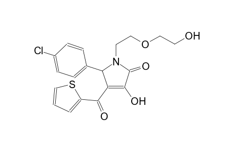 5-(4-chlorophenyl)-3-hydroxy-1-[2-(2-hydroxyethoxy)ethyl]-4-(2-thienylcarbonyl)-1,5-dihydro-2H-pyrrol-2-one
