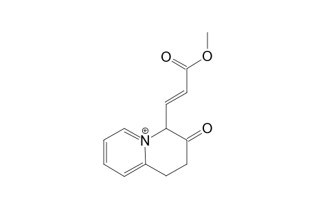4-(2-METHOXYCARBONYLETHENYL)-3-OXO-1,2,3,4-TETRAHYDROQUINOLIZINIUM-4-IDE