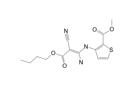 METHYL-3-[[1-AMINO-2-(BUTOXYCARBONYL)-2-CYANOETHYL]-AMINO]-THIOPHENE-2-CARBOXYLATE
