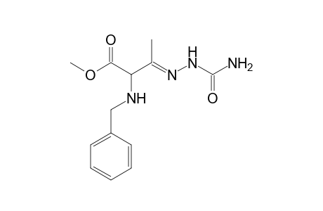 Methyl .alpha.-Benzylamino-3-N-ureahydrazonebutanoate