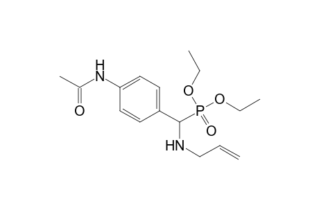 Phosphonic acid, [[4-(acetylamino)phenyl](2-propenylamino)methyl]-, diethyl ester