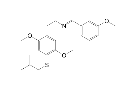 N-(2-(2,5-Dimethoxy)-4-((2-methylpropylthio)phenyl)ethyl)-1-(3-methoxyphenyl)methanimine