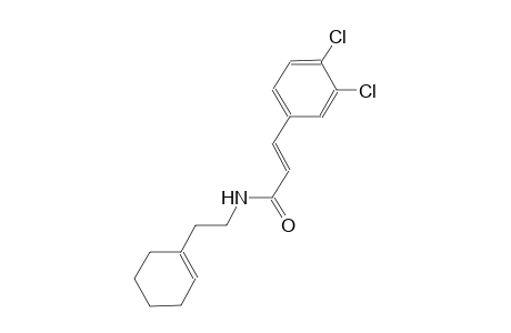 (2E)-N-[2-(1-cyclohexen-1-yl)ethyl]-3-(3,4-dichlorophenyl)-2-propenamide