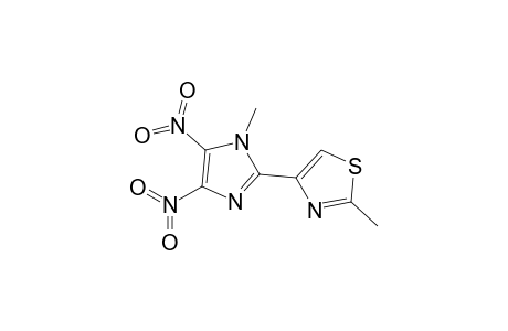 2-Methyl-4-(1-methyl-4,5-dinitro-2-imidazolyl)thiazole