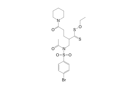 DITHIOCARBONIC-ACID-S-(1-[[ACETYL-(4-BROMOBENZENESULFONYL)-AMINO]-METHYL]-4-OXO-4-PIPERIDIN-1-YL-BUTYL)-ESTER-O-ETHYLESTER