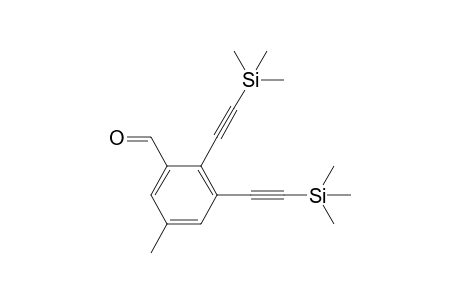 2,3-Bis(trimethylsilylethynyl)-5-methylbenzaldehyde