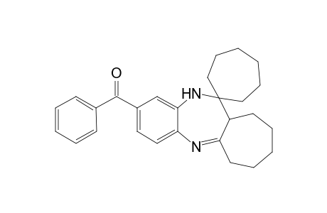 2,3-Cyclopentamethylene-3,4-dihydro-5H-7-benzoyl-1,5-benzodiazepine-4-spiro-1-cycloheptane