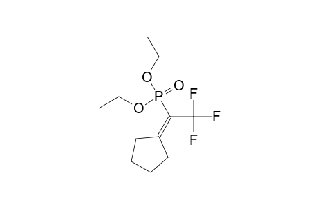 Phosphonic acid, (1-cyclopentylidene-2,2,2-trifluoroethyl)-, diethyl ester