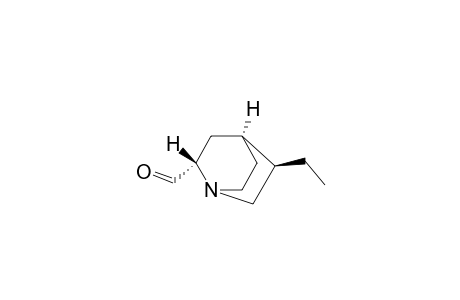 1-Azabicyclo[2.2.2]octane-2-carboxaldehyde, 5-ethyl-, (1.alpha.,2.beta.,4.alpha.,5.beta.)-(.+-.)-